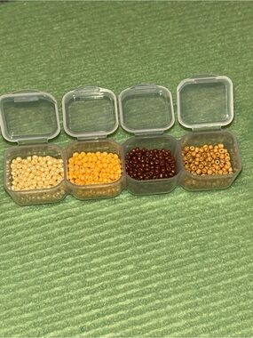 4-Color Seed Bead Mix | Size 11/0 (Approx. 2mm)